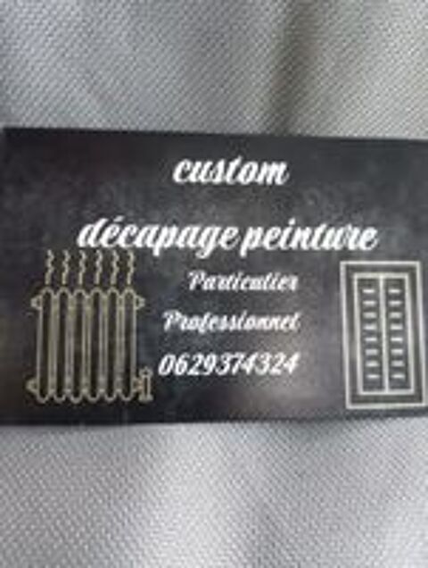   Décapage peinture  