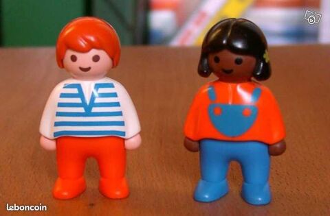 Playmobil - Lot De 2 Figurines Geobra - 1990 8 Argenteuil (95)