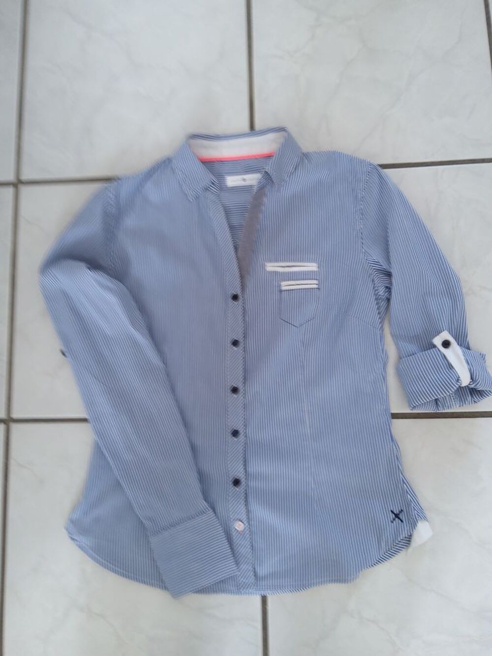 CHEMISIER femme "CACHE-CACHE" bleu Vêtements