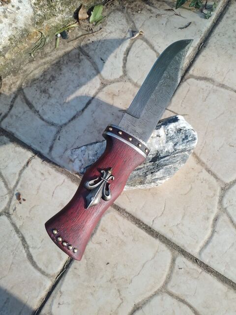 Couteau fixe damas authentique  collection 65 Toulon (83)