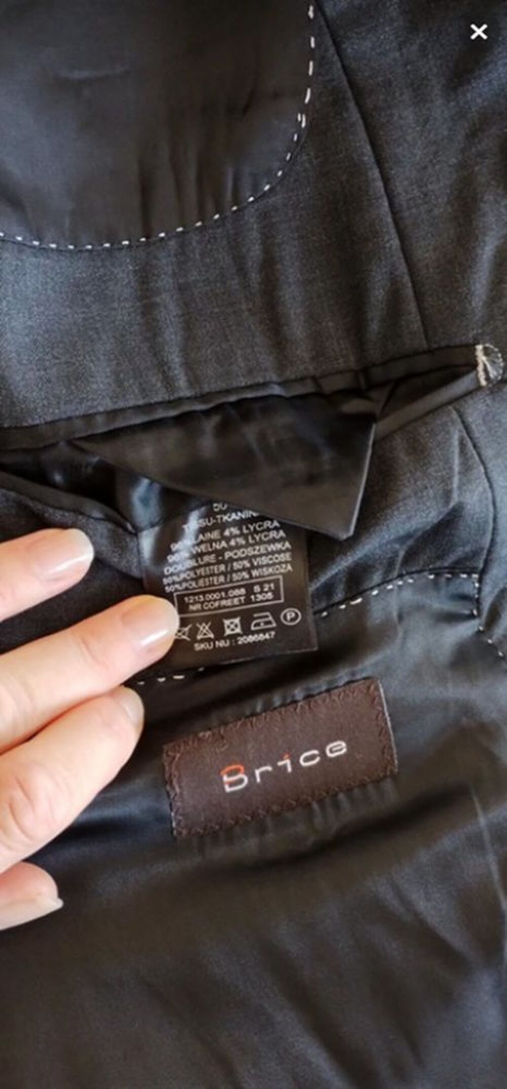 Ensemble de Costume Gris > T50 &amp; 38 / 96 % Laine Vêtements