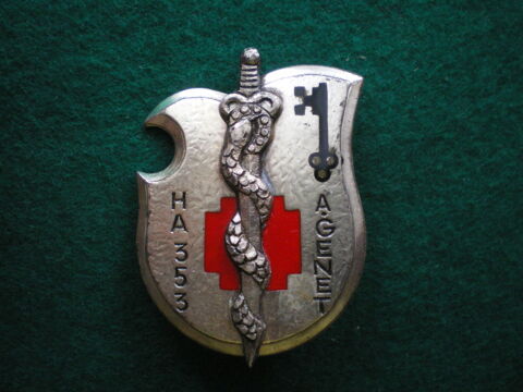Insigne de Sant� - H�pital des Arm�es Agenet 353 12 Caen (14)