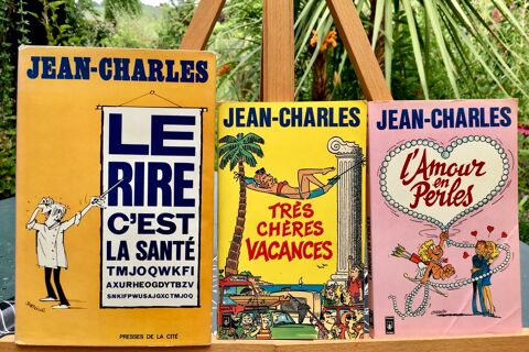 JEAN-CHARLES; Lot de 3 Livres d'humour (cf description) 7 L'Isle-Jourdain (32)