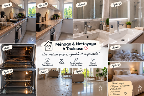 M&eacute;nage &agrave; Toulouse | 2 personnes | Airbnb & Fin de 0 31000 Toulouse