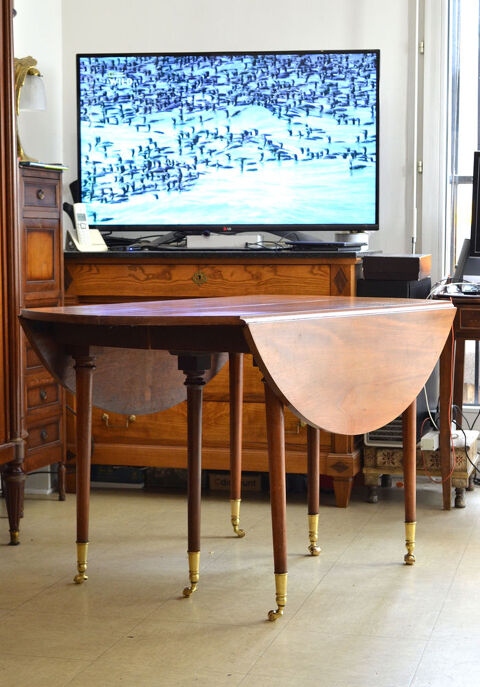Table style Louis XVI en merisier époque 19ème 750 Pantin (93)