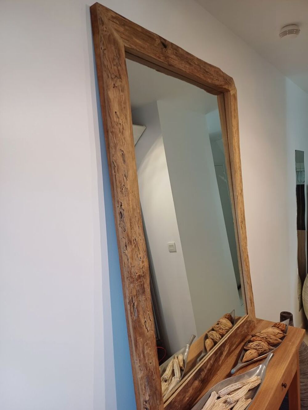 MIROIR ENCADREMENT EN BOIS DE TECK MASSIF Décoration