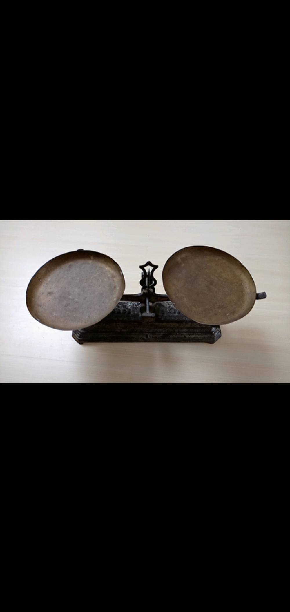 P&egrave;se alimentaire balance ancienne
Décoration