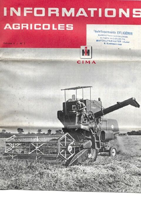 Prospectus agricole Mac CORMICK INFORMATIONS 0 Lafrançaise (82)