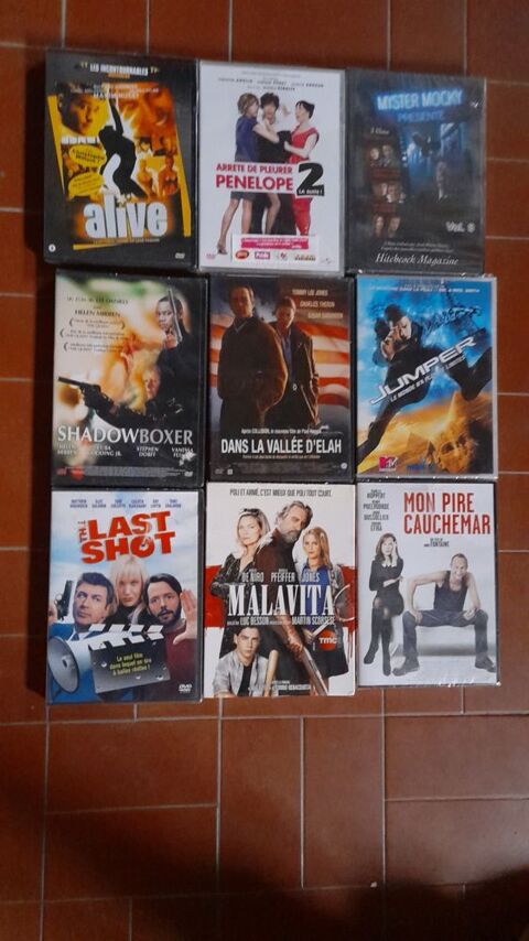 DVD NEUFS SOUS BLISTER (cellophane) à 3 euros pièce 3 Éragny (95)