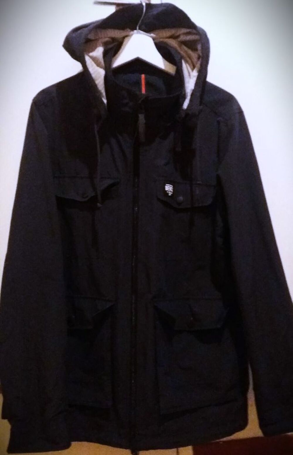 K-way Imperm&eacute;able &agrave; plusieurs poches, capuche amovible Vêtements