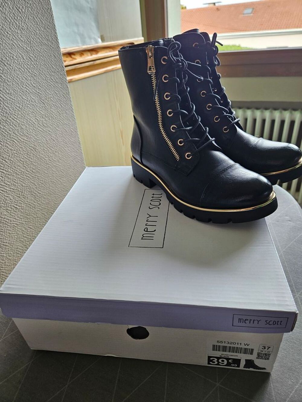 Bottines femme essay&eacute;es une fois en 37 Chaussures