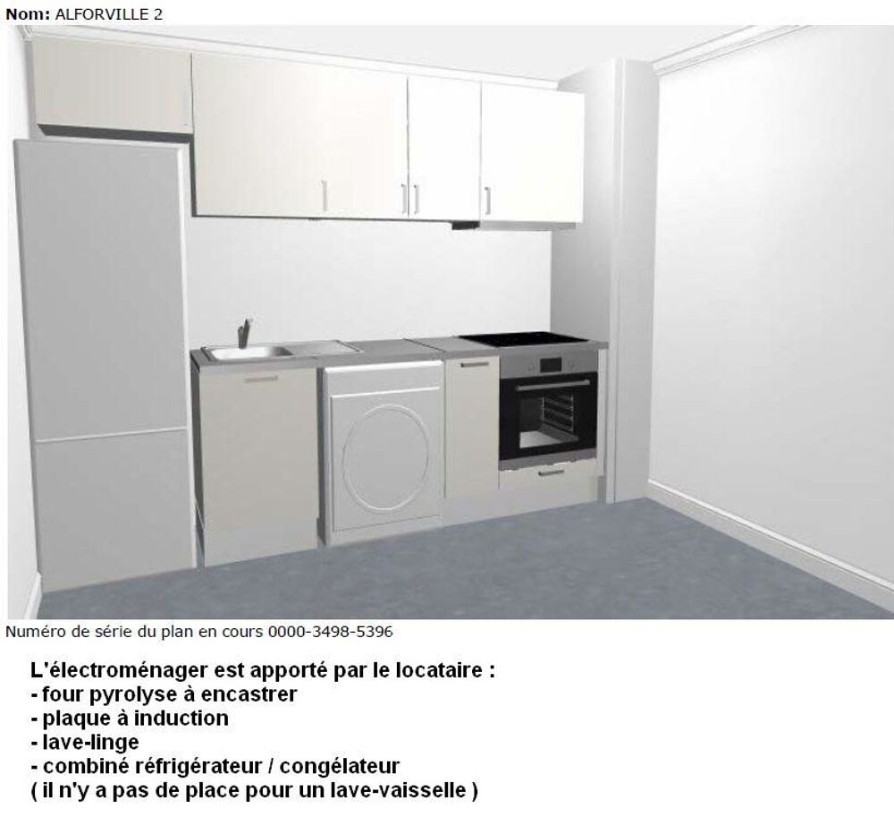 Location Appartement Appart. T2 au dernier étage avec terrasse Alfortville