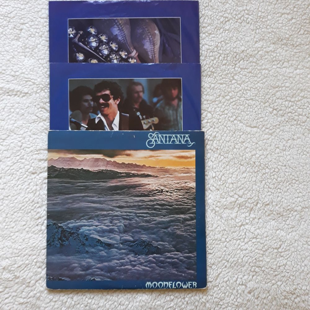 SANTANA Double album MOONFLOWER CD et vinyles