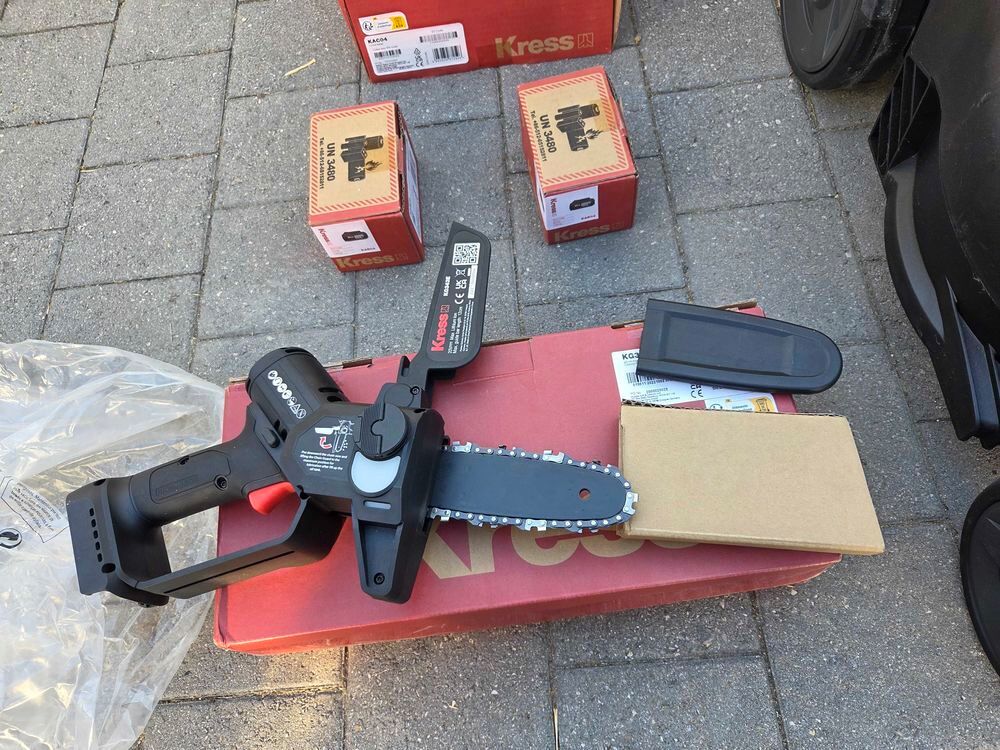 ensemble d'outils de jardin kress sur batterie Bricolage