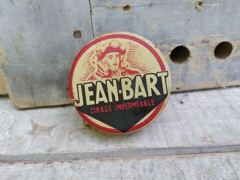 Ancienne Boite Publicitaire Cirage Jean-Bart N°3 22 Loches (37)