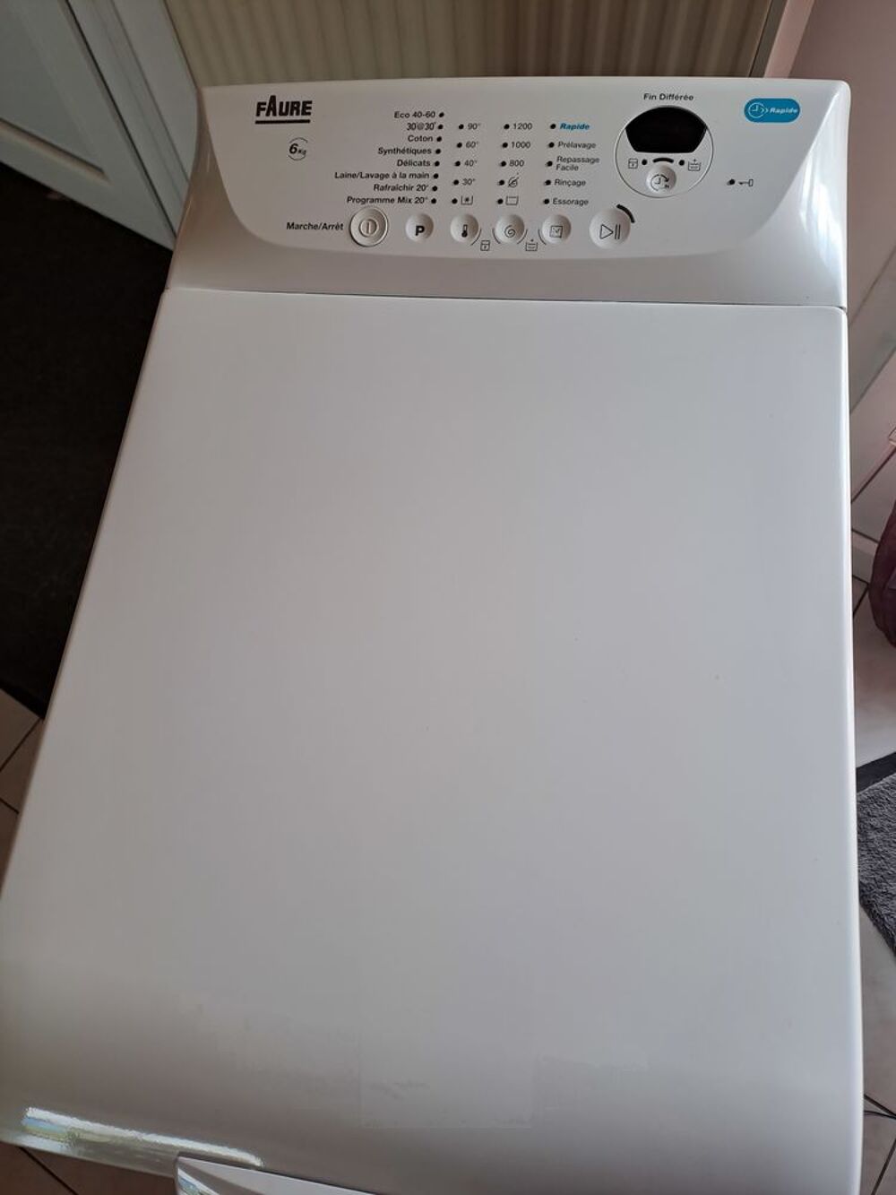 Machine &agrave; laver 6kg Faure Electroménager