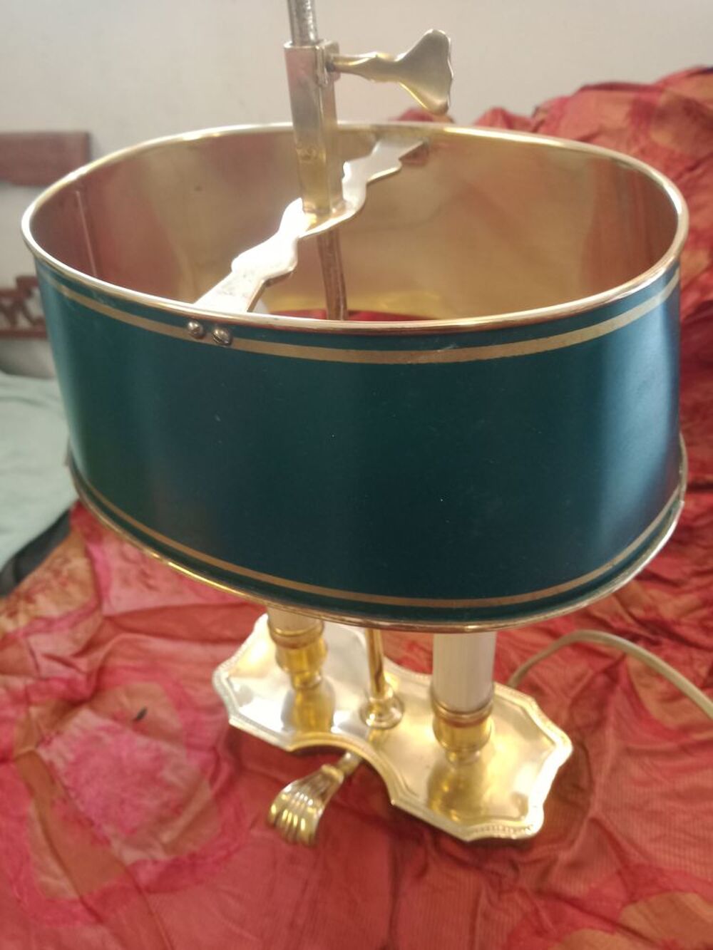 Lampe bouillotte en bronze Décoration