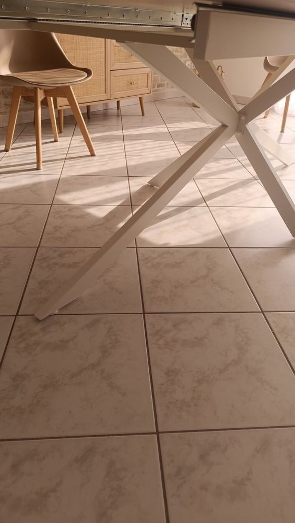Table de salle &agrave; manger avec rallonge Meubles