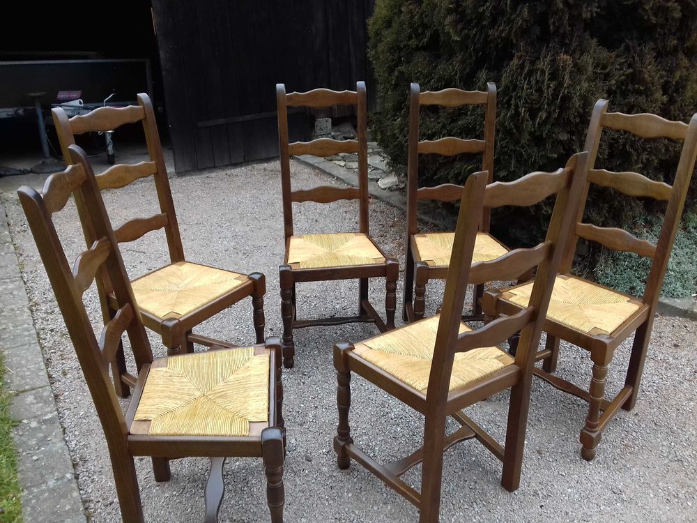 Chaises bois dossier haut Meubles