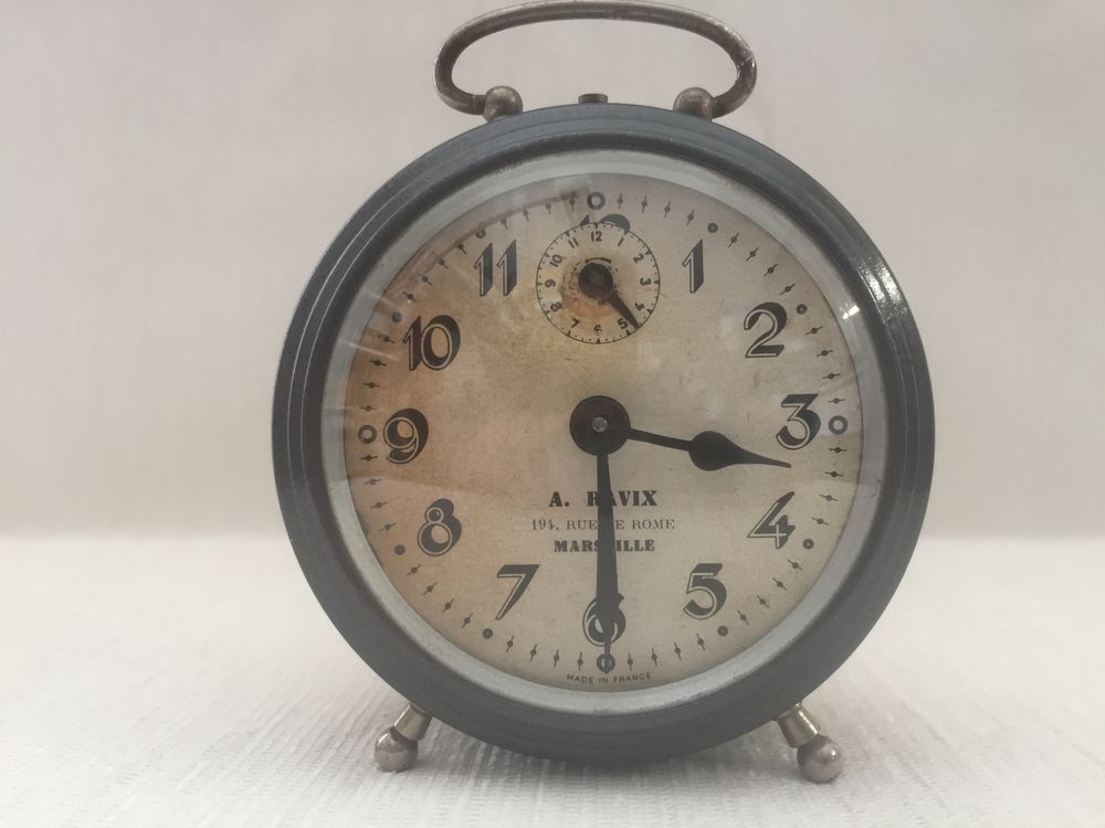 ANCIEN REVEIL MATIN VINTAGE BAYARD MADE IN FRANCE 