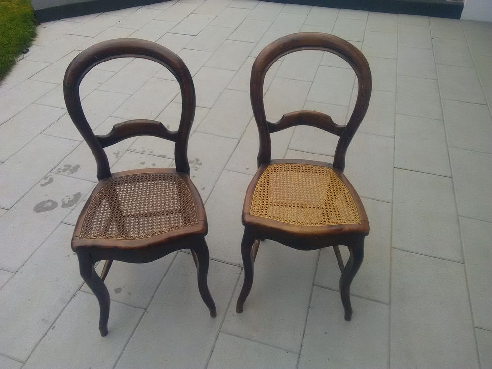 chaises alsaciennes cann&eacute;es Meubles
