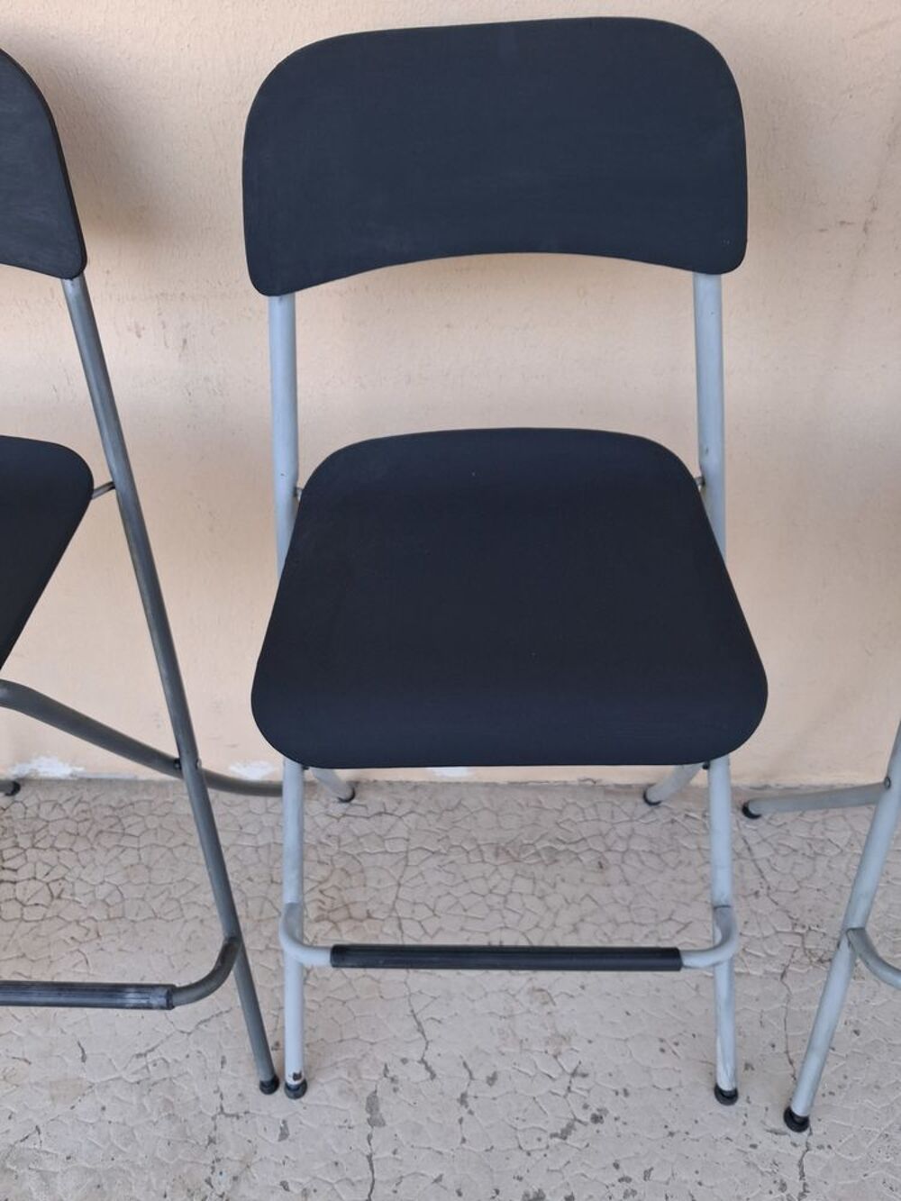 4 Chaises de bar pliantes Meubles