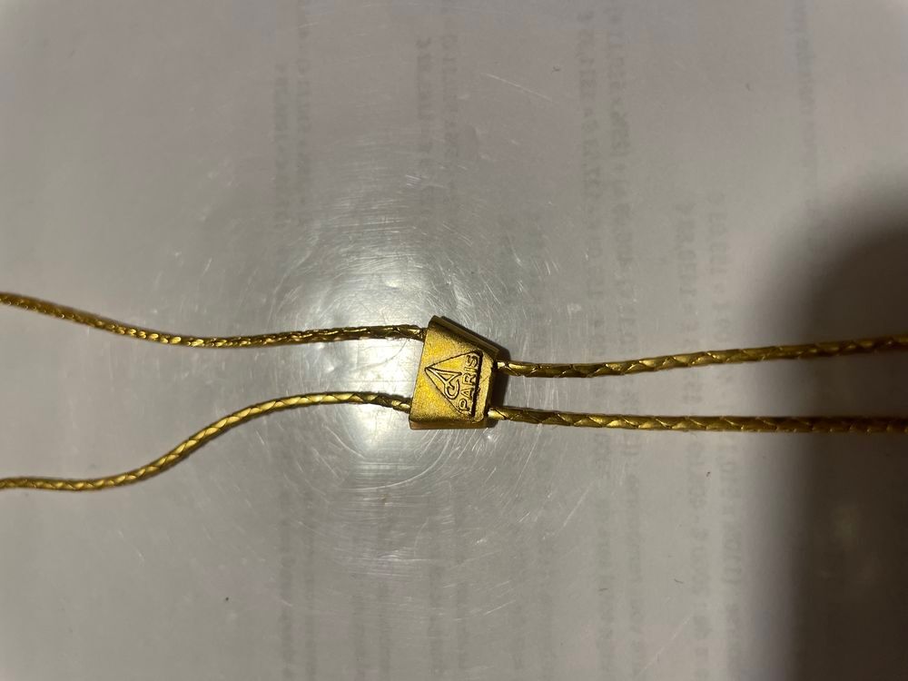 Collier dor&eacute; gouttes sur chaine ANTIGONA Bijoux et montres