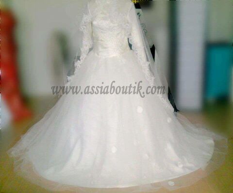 Robe de mariée manche longue 500 Valréas (84)