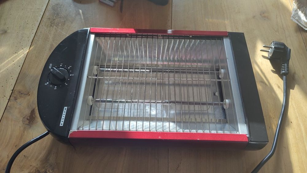 Grille-pain horizontal Melissa T-858 600 W noir/rouge Electroménager