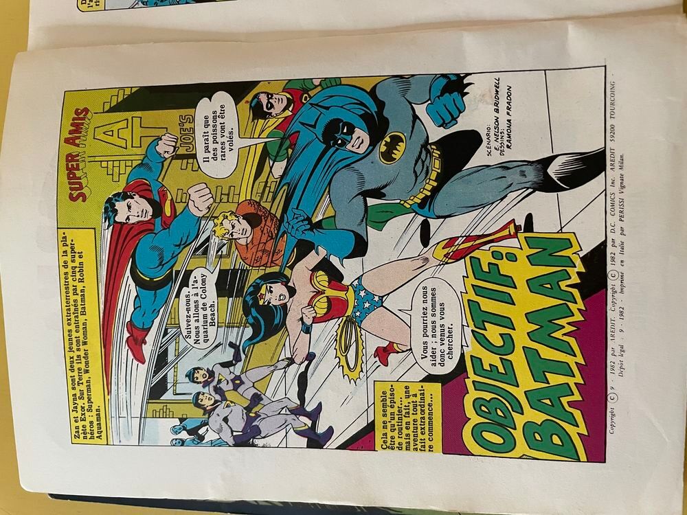 BD STAR FLASH Objectif BAT MAN L8118 de 1982 Livres et BD