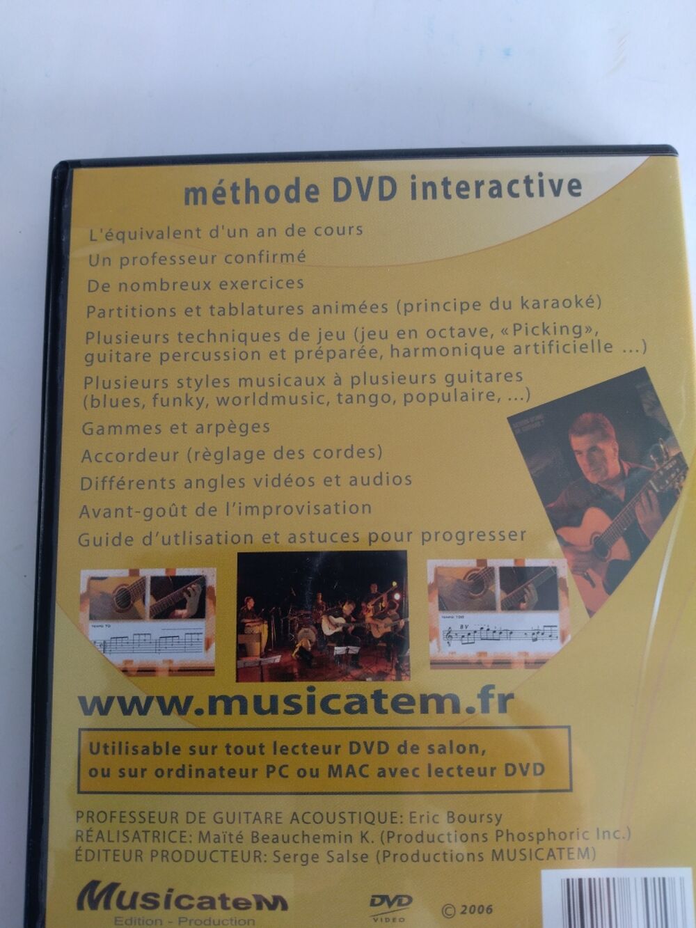 Apprendre la guitare DVD et blu-ray