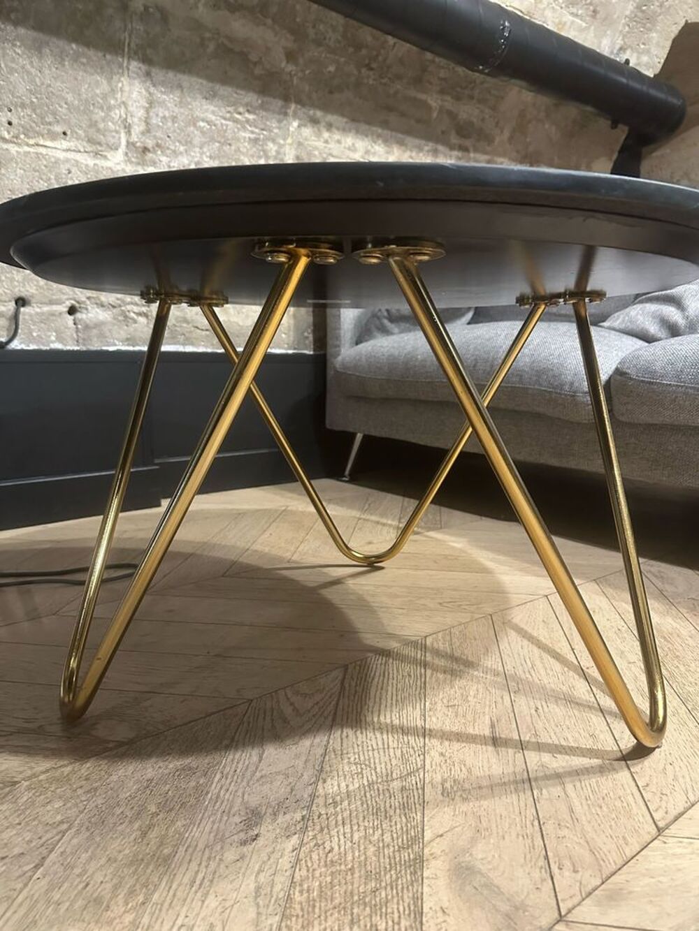 Superbe table basse marbre noir Maison du Monde Meubles