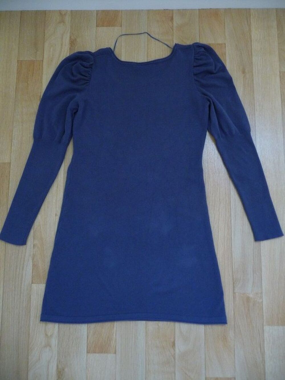 Robe bleu ardoise taille 38-40 manches longues Vêtements