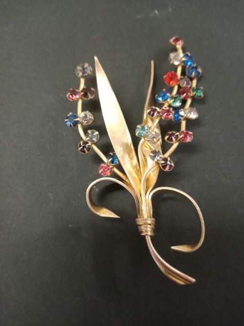 Broche ancienne en plaqu or  30 Nice (06)
