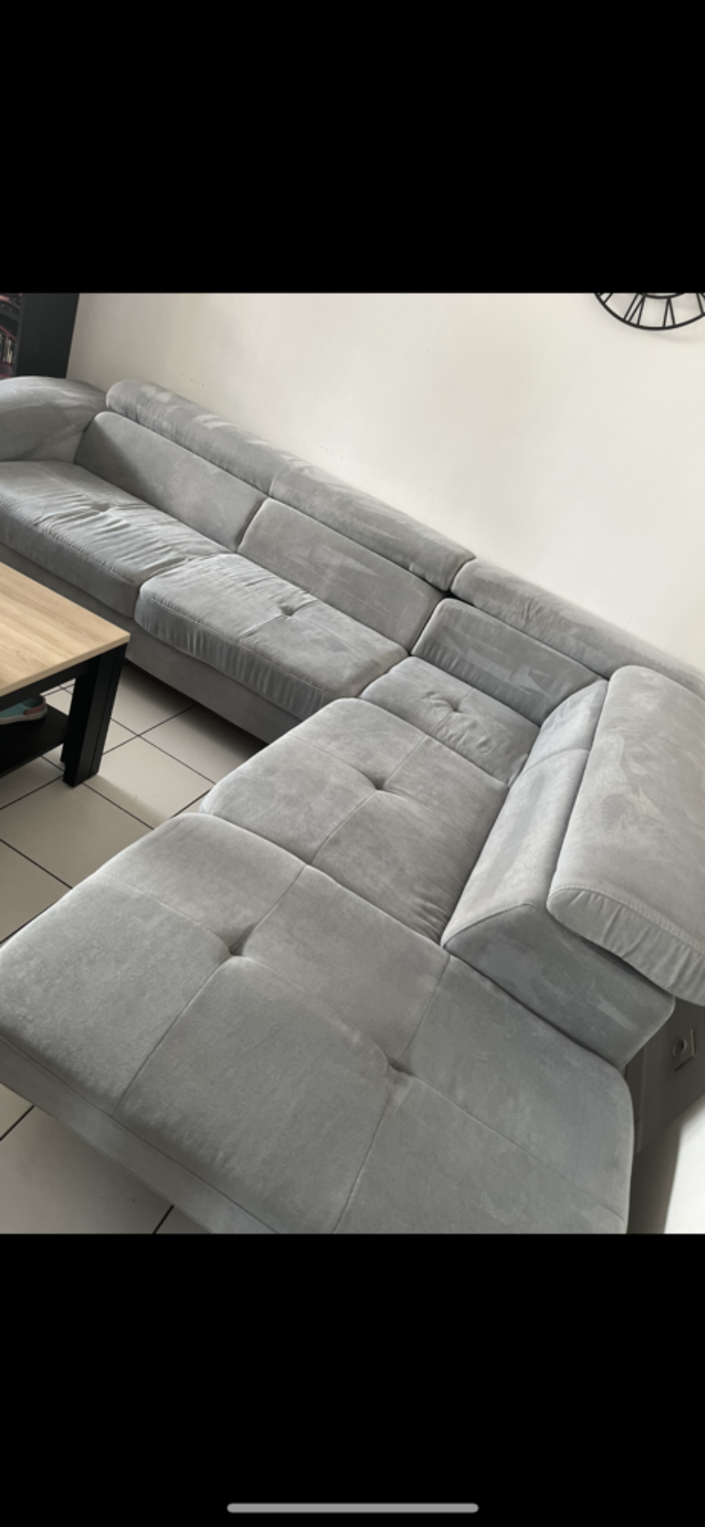 Canap&eacute; d'angle convertible avec coffre Meubles