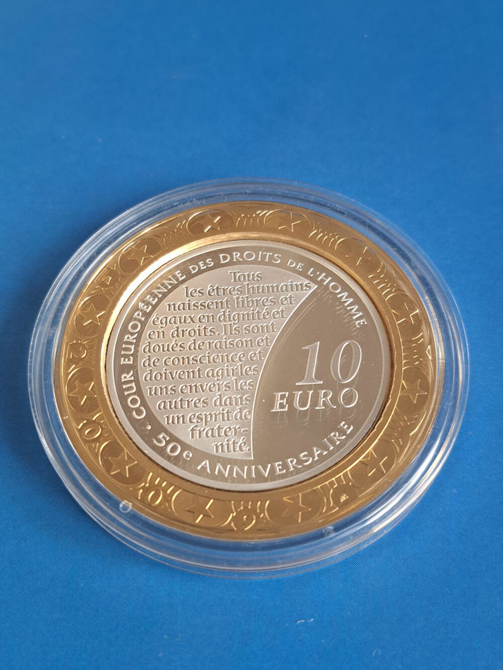 2009 France 10 euro argent Cour droits de l'homme 