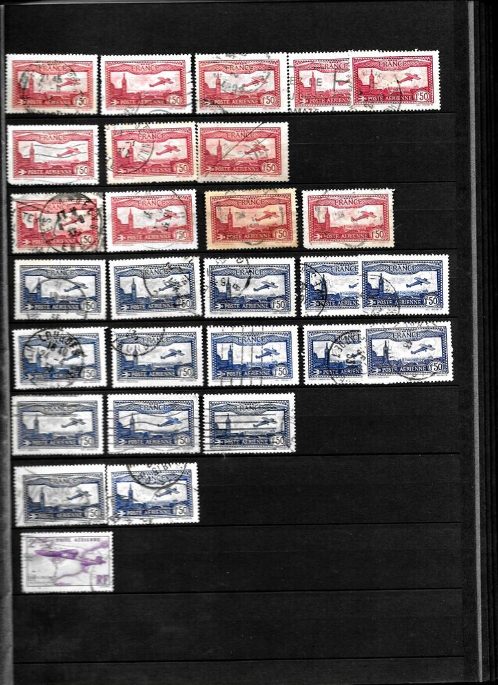 TIMBRES DE FRANCE - Poste A&eacute;rienne 