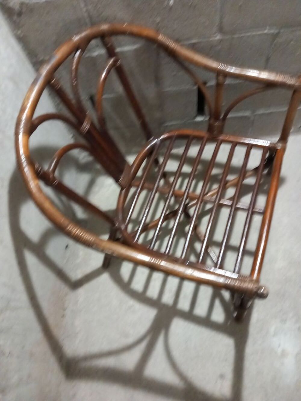 Fauteil en bois d'osier Meubles