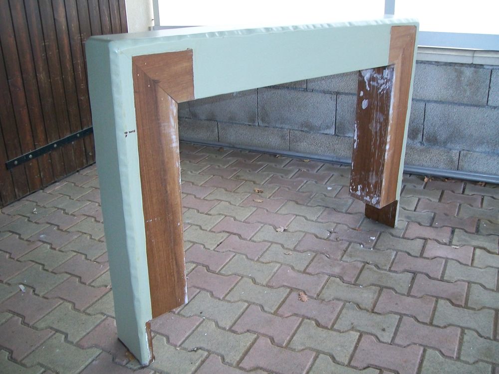 poutre en bois exotique pour chemin&eacute;e Bricolage