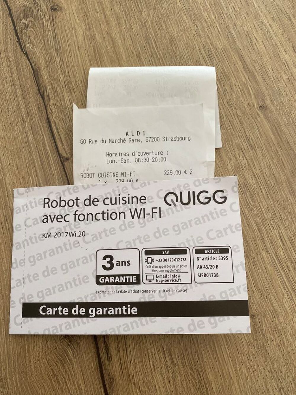 Robot de cuisine QUiGG avec fonction WIFI Electroménager