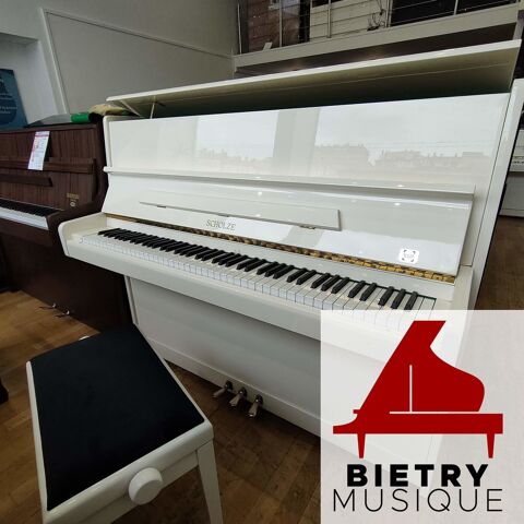 Piano droit Scholze 116 blanc laqu 4200 Lyon 5 (69)