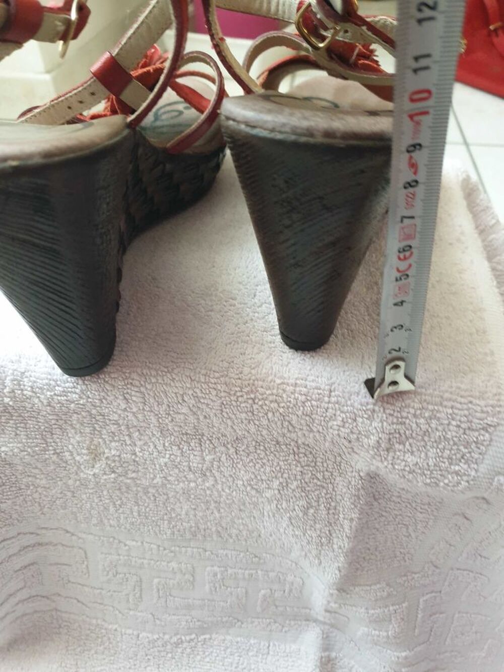 sandales d'&eacute;t&eacute; &agrave; talons femme Chaussures