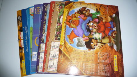 Calendriers P.T.T. 2000-2006 (lot de 8) 4 Nancy (54)