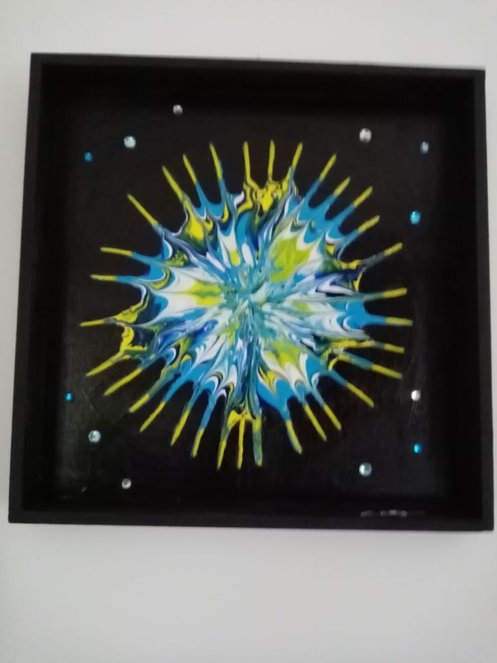 TABLEAU PEINTURE SUR BOIS Décoration