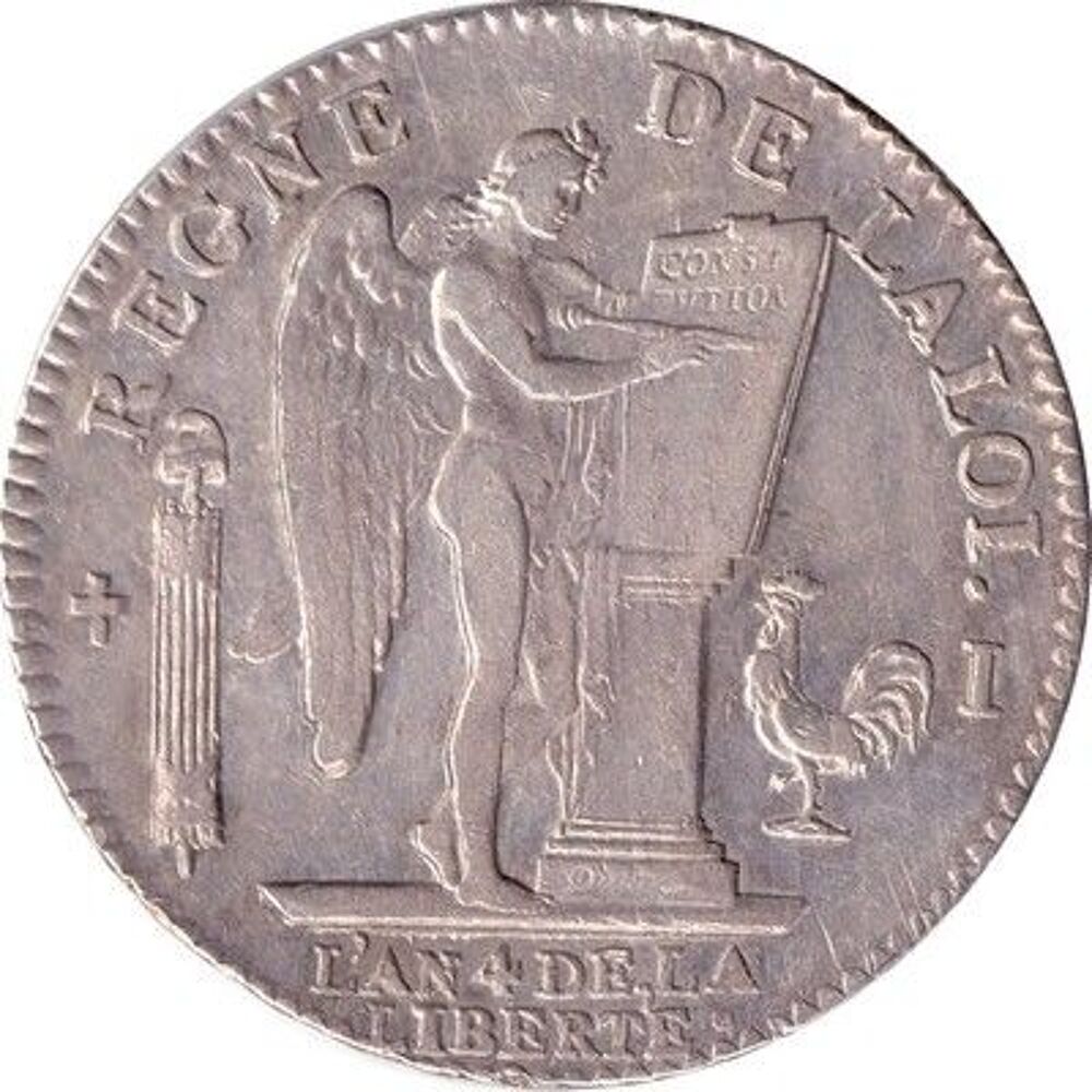 Louis XVI &eacute;cu constitutionnel 1792 Limoges 