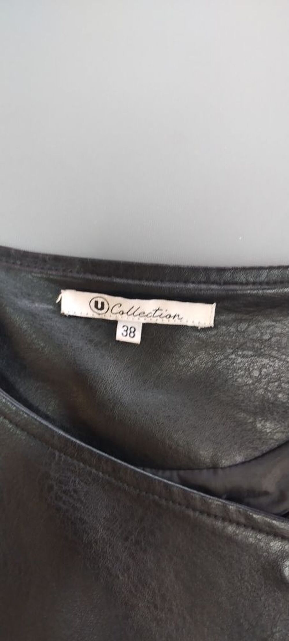 Manteau simili cuir V�tements