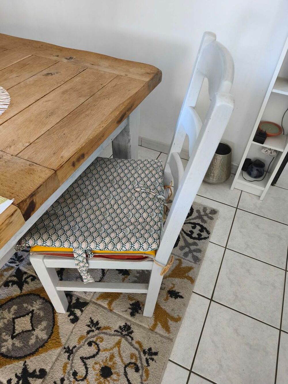 table en ch&ecirc;ne de ferme Meubles