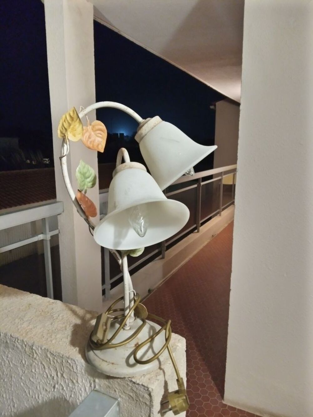lampes r&eacute;tro X2 a repeindre Décoration