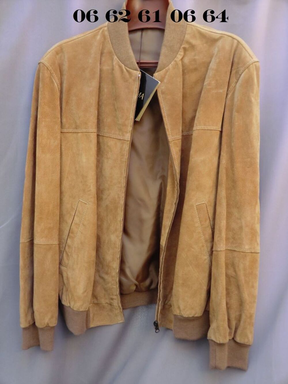 Blouson daim homme Vêtements