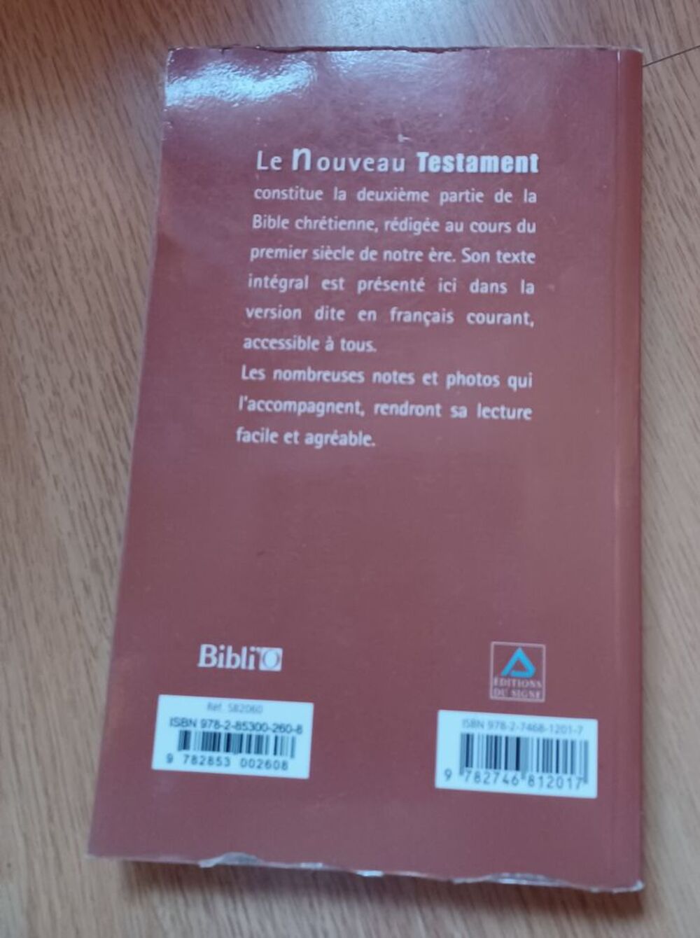 livre nouveau testament Livres et BD